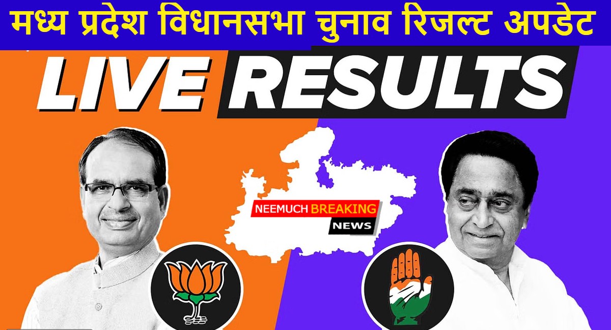 MP Election Result Live : भाजपा और कांग्रेस में काटे की टक्कर, यहां देखे मध्य प्रदेश से शुरुआती रूझान, कोन है किससे आगे